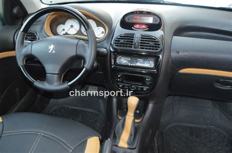پژو 206 طرح مشکی و نسکافه ای Charm Sport