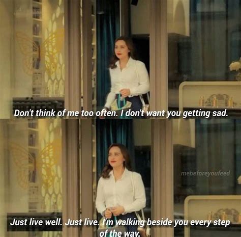 Find the best me before you quotes, sayings and quotations on picturequotes.com. Pin by Maureen on me before you | Romantic movie quotes, Favorite movie quotes, Romance movies