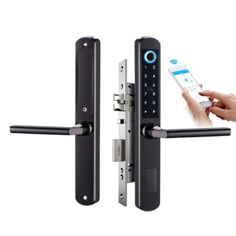 5 In 1 Slim Smart Sliding Door Lock With Bluetooth Fingerprint Wifi