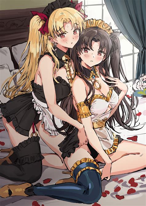 Ishtar Ereshkigal And Ishtar Fate And 1 More Drawn By Ameyame