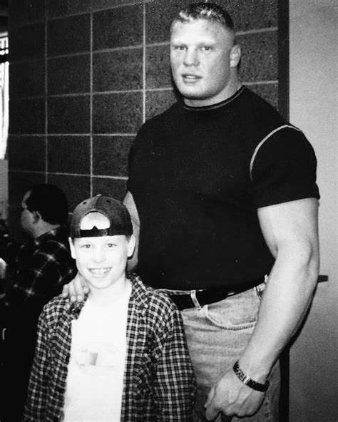 Brock Lesnars Son Looks Set To Join Wwe As 6ft 4in Luke Posts From