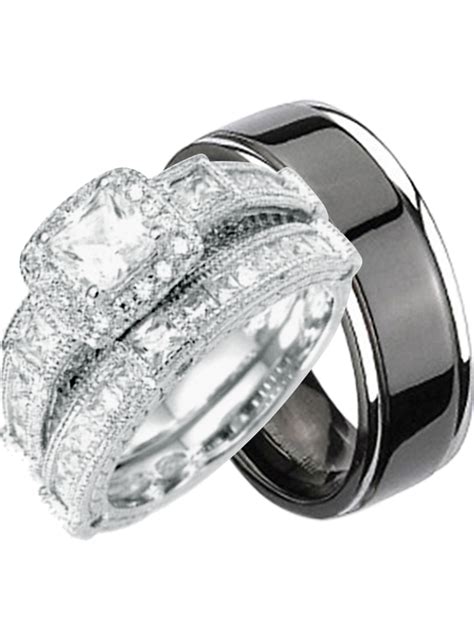 25 Of The Best Ideas For Wedding Ring Sets For Him And Her Cheap Home