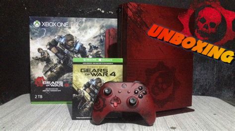Gears Of War 4 Xbox One S Edición Limitada Unboxing Youtube