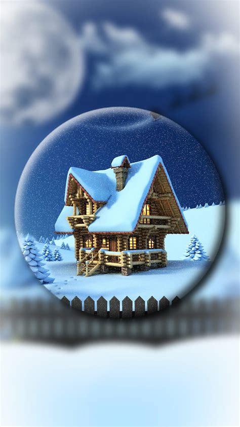 Snowball Santa Claus Christmas Merry Winter Is Here Winter Hd