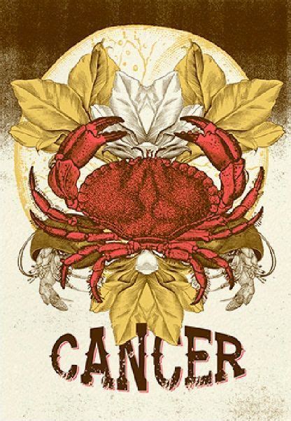 Cancer The Loving Crab Cancer Zodiac Art Crab Tattoo