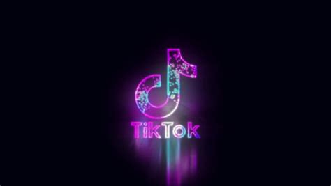 Tik Tok Logo Neon Sign Stock Footage Video 100 Royalty Free