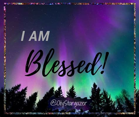 I Am Blessed Stargazing Deep Thought Quotes Neon Signs