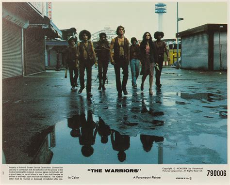 The Warriors 1979 Rare Print By Original Film Stills King And Mcgaw