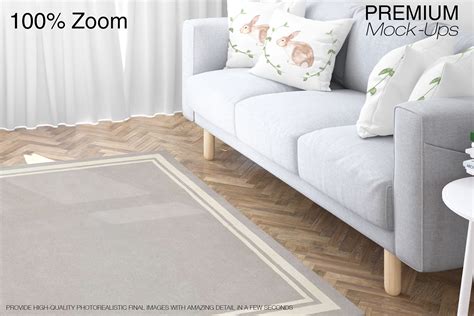 Download Carpets in Living Room Mockup Set on Behance