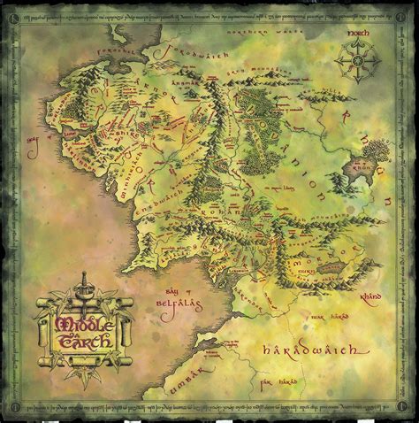Middle Earth Yay Hobbits And Dwarves And Elves Oh My Mapa Da