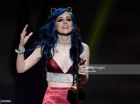 webcam model kati3kat accepts the award for favorite cam girl during news photo getty images