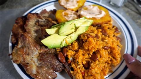 My personal favorite dish is puerto rice and beans, but no meal is complete without we eat it with everything from a jibarito sandwich at lunch, to pork chops for dinner and as a side dish for every holiday, party or get together. How To: Puerto Rican Food || Red Beans & Rice | Fried Pork ...