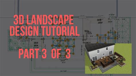 3d Landscape Design Tutorial Part 3 Of 3 Sketchup Alternative Youtube
