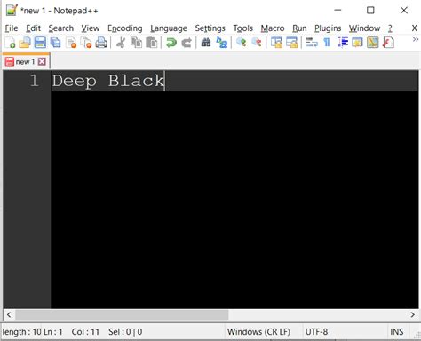 How To Change The Color Scheme In Notepad To A Dark Theme Themebin