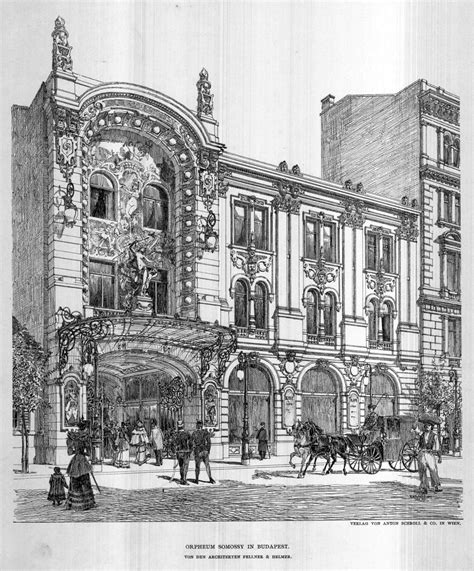 Fellner & helmer was an architecture studio founded in 1873 by austrian architects ferdinand fellner and hermann helmer. Orpheum Somossy in Budapest - art #Nouveau building by ...
