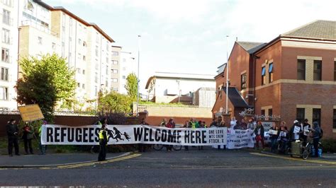 Newcastle Protest Against Asylum Seeker Dawn Raids Bbc News