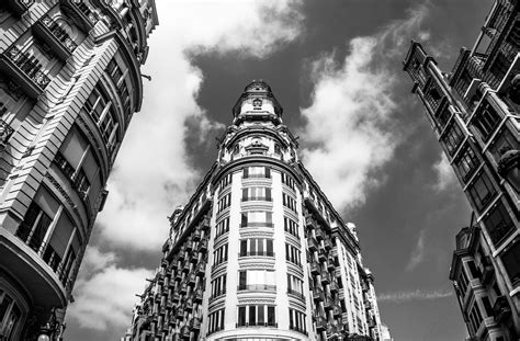 Free Stock Photo Of Black And White Black And White Building