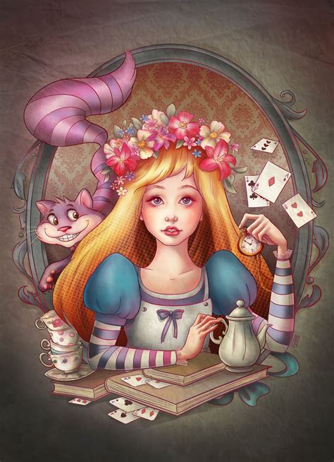 Carolina Tyran Art And Ilustration New Illustration Alice In Wonderland
