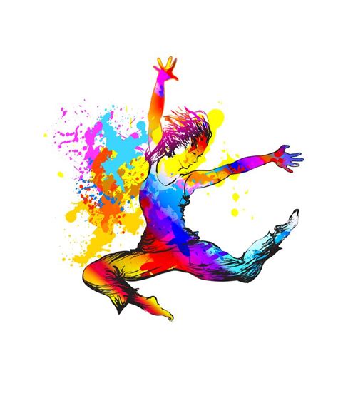 Hip Hop Dancer Jumping Laptop Ipad Skin By Arija Art Hip Hop Dancer