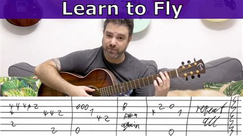 Fingerstyle Tutorial Learn To Fly Foo Fighters Full Guitar Lesson W Tab Youtube