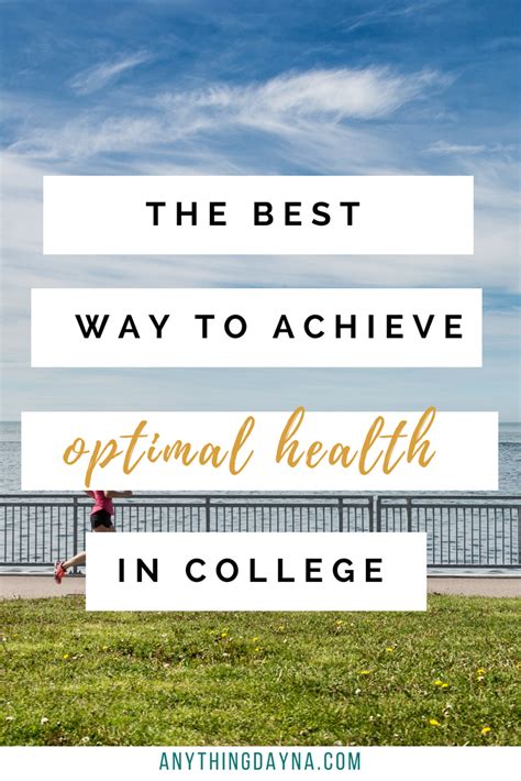 How to Maintain a Healthy Lifestyle During College - Dayna ...