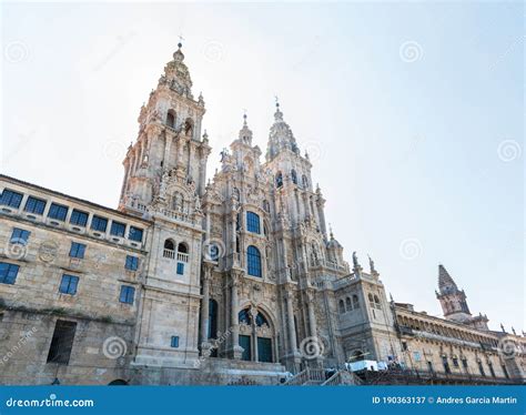 Cathedral Of St James In Santiago De Compostela Stock Image Image Of