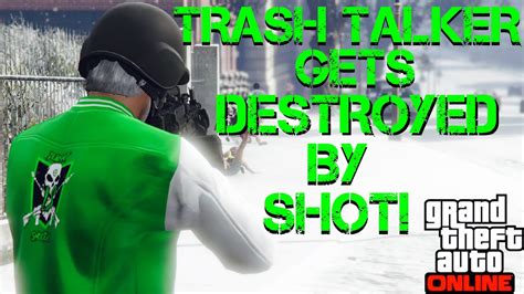 Trash Talking Gta Tryhard Calls Out Shot Crew And Gets Exposed Gta 5