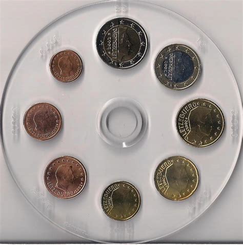 Pyowcollection Luxembourg Euro Coin Set