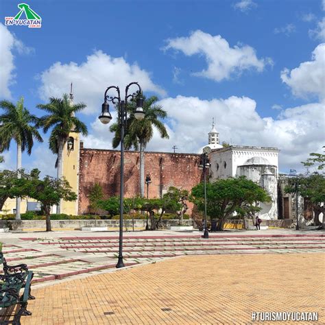 Iglesia Y Parque De Santa Ana En Mérida Yucatán Mercado De Santa Ana