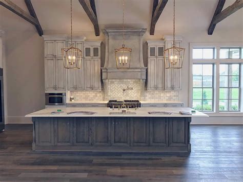 Whatever material you prefer, gray kitchen tiles will complement your kitchen perfectly. Light Grey Rustic Kitchen