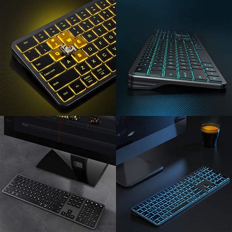 Backlit Bluetooth Wireless Keyboard Laptop Mac Computer Seenda