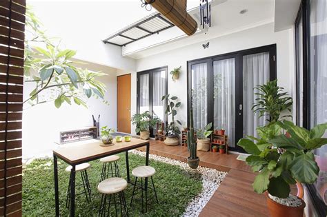 denah rumah minimalis dapur outdoor terbaik desain rumah minimalist