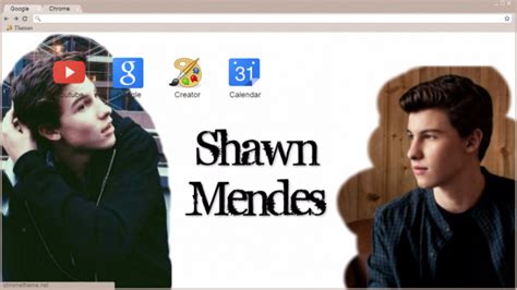 Shawn Mendes Chrome Theme Themebeta