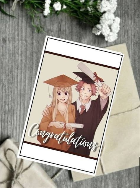 Anime Graduation Card Etsy