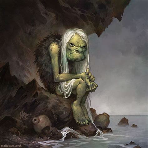 If this is what deamons (goblins) do to you in hell, then i want in. Merrow by MattDixon goblin deep gnome svirfneblin ...