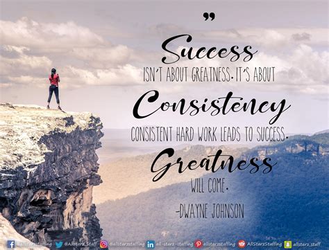 Success Isn T About Greatness It S About Consistency Consistent Hard