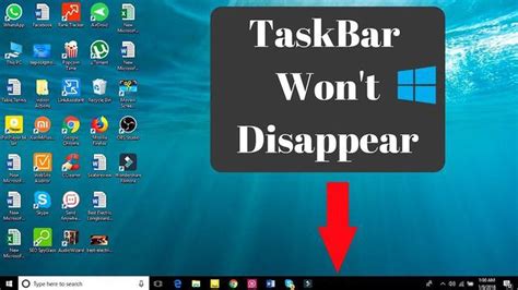 How To Resolve The Issue Of Windows Taskbar Not Auto Hiding In