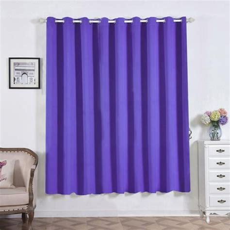 Purple Blackout Curtains 2 Packs 52 X 84 Inch Grommet Curtains