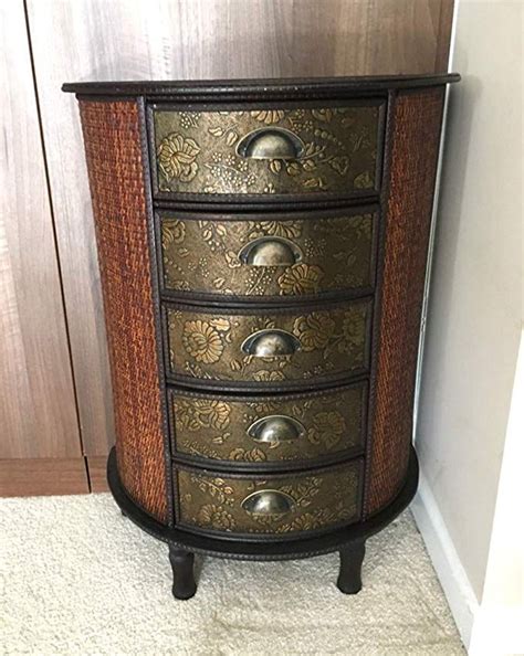 Maybe you would like to learn more about one of these? Home Delights Chinese 5 Drawer Dark Wood Storage Unit ...