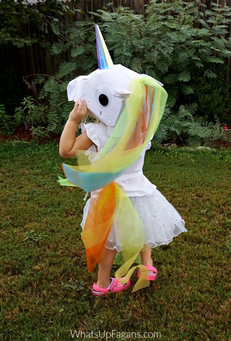I hope you like my pattern! The Simple Way to Make a DIY Unicorn Costume with Felt and Light-Up Horn