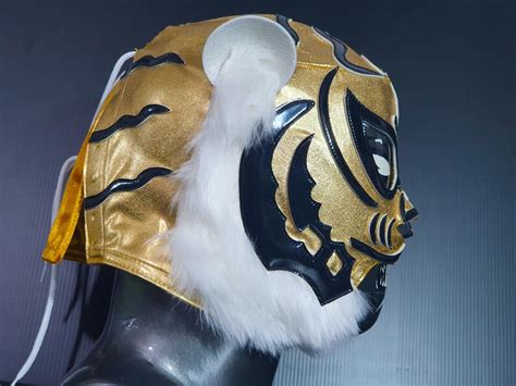TIGER MASK Wrestling Mask Luchador Costume Wrestler Lucha Etsy