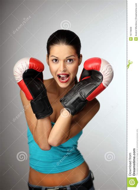 Young Beautiful Women Wiht Boxing Gloves Download From Over 59