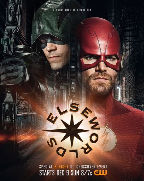 Arrowverse Elseworlds Crossover Poster Shows Flash And Arrow Switch