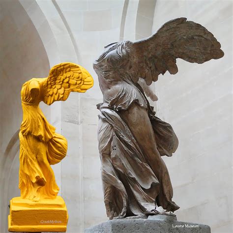 Nike Of Samothrace Statue Sculpture Greek Goddess Victory