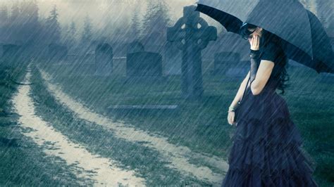 Sad Rain Picture Wallpaper High Definition High Quality Widescreen