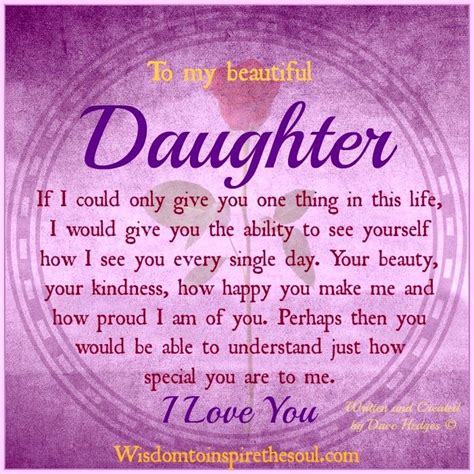 Beautiful Daughter Poems