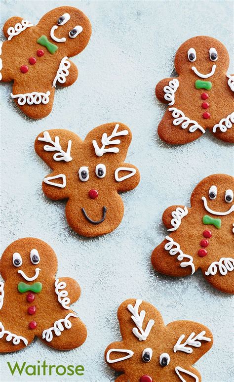 Kids can make a gingerbread man or turn it upside down and make a gingerbread reindeer! Gingerbread men & reindeer | Recipe | Gingerbread man ...
