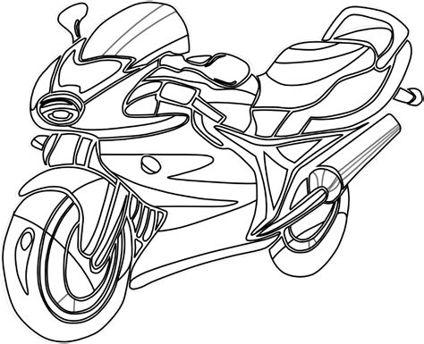 Download High Quality Motorcycle Clipart Outline Transparent Png Images