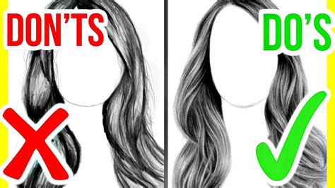 Realistic Hair Drawing Rhetoricofdesign