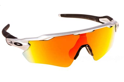 Oakley Radar Ev Path 9208 02 Silver Fire I 1 Sunglasses Sport Eyeshop